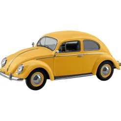 Aoshima Figure*RakuPla Snap Kit No.20-PY Volkswagen Beetle Postal Yellow 1/32 Model Kit