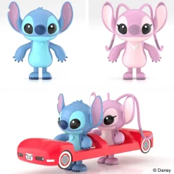 Aoshima RakuPla Tokotoko No.DP-18 Disney Character Stitch & Angel Model Kit