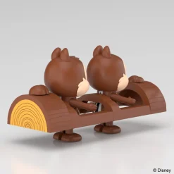 AOSHIMA Rakupura Tokotoko No.DP-12 Disney Character Chip & Dale Model Kit JAPAN