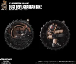 TOYS ALLIANCE ARC-47 Skeleton Brigade Dust Devil Chakram Bike 1/35 Action Figure JAPAN