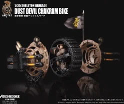 TOYS ALLIANCE ARC-47 Skeleton Brigade Dust Devil Chakram Bike 1/35 Action Figure JAPAN