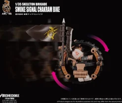 TOYS ALLIANCE Figure*ARC-46 Skeleton Brigade Smoke Signal Chakram Bike 1/35 Action Figure JAPAN