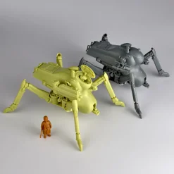 Kaiyodo Figure*ARTPLA Maschinen Krieger H.A.F.S. GLADIATOR & Smile Eddie Amsel 1/35 Model Kit