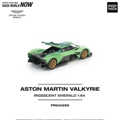 Pop Race Other Toys & Hobbies*Aston Martin Valkyrie Iridescent Emerald 1/64 Miniature Car JAPAN OFFICIAL