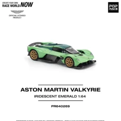 Pop Race Other Toys & Hobbies*Aston Martin Valkyrie Iridescent Emerald 1/64 Miniature Car JAPAN OFFICIAL