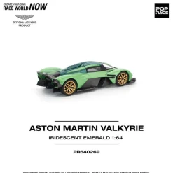 Pop Race Other Toys & Hobbies*Aston Martin Valkyrie Iridescent Emerald 1/64 Miniature Car JAPAN OFFICIAL