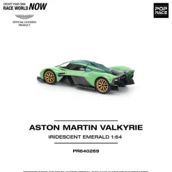 Pop Race Other Toys & Hobbies*Aston Martin Valkyrie Iridescent Emerald 1/64 Miniature Car JAPAN OFFICIAL