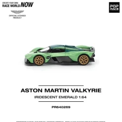Pop Race Other Toys & Hobbies*Aston Martin Valkyrie Iridescent Emerald 1/64 Miniature Car JAPAN OFFICIAL