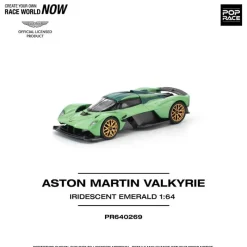 Pop Race Other Toys & Hobbies*Aston Martin Valkyrie Iridescent Emerald 1/64 Miniature Car JAPAN OFFICIAL