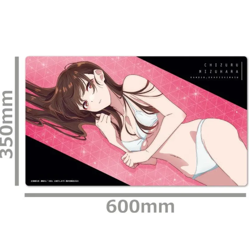 Azu Maker Other Toys & Hobbies*Rent-A-Girlfriend Character Rubber Mat C Chizuru Mizuhara JAPAN