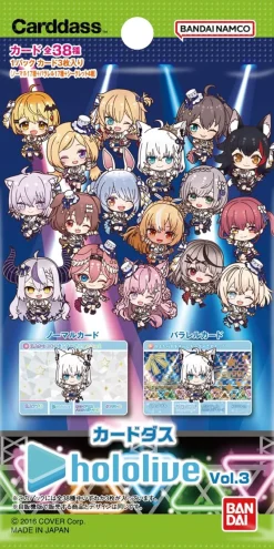 BANDAI Cards*Carddass Hololive Vol.3 Booster Pack Box TCG JAPAN OFFICIAL