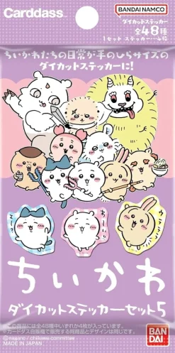 BANDAI Chiikawa Vol.5 Die-cut Sticker Booster Pack Box TCG JAPAN OFFICIAL