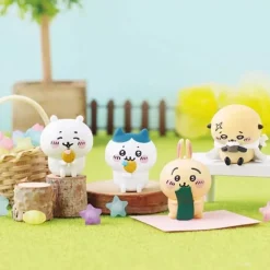 BANDAI Chikawa Everyone Mogumogu Party 2 Set of 4 Capsule Toy Figure JAPAN