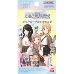 BANDAI Clear Card Collection The Idolmaster Shiny Colors Booster Pack Box TCG