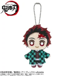 BANDAI Demon Slayer Kimetsu no Yaiba Tanjiro Kamado Chibi Plush Mascot JAPAN