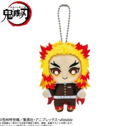 BANDAI Demon Slayer Kimetsu no Yaiba Kyojuro Rengoku Chibi Plush Mascot JAPAN