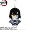 BANDAI Plush Toy*Demon Slayer Obanai Iguro Chibi Plush Mascot JAPAN OFFICIAL