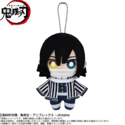 BANDAI Plush Toy*Demon Slayer Obanai Iguro Chibi Plush Mascot JAPAN OFFICIAL