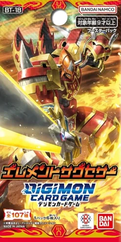 BANDAI Cards*Digimon Card Element Successor BT-18 Booster Pack Box TCG JAPAN OFFICIAL