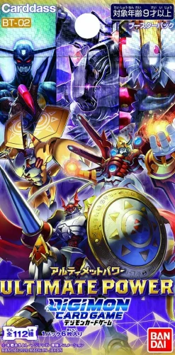 BANDAI Digimon Card Game Booster ULTIMATE POWER [BT-02] (BOX) JAPAN OFFICIAL