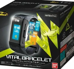 BANDAI Digimon Digital Monster Vital Breath BLACK Vital Bracelet Wrist Watch