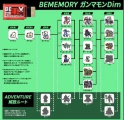 BANDAI Digimon Vital Bracelet BEMEMORY Gammamon Dim Card JAPAN OFFICIAL