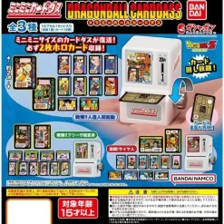 BANDAI Dragon Ball Mini Mini Carddass Machine 2 Set of 3 Capsule Toy JAPAN
