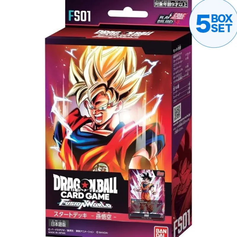 BANDAI Dragon Ball*Dragon Ball Super Card Game Fusion World Starter Deck FS01 Son Goku TCG