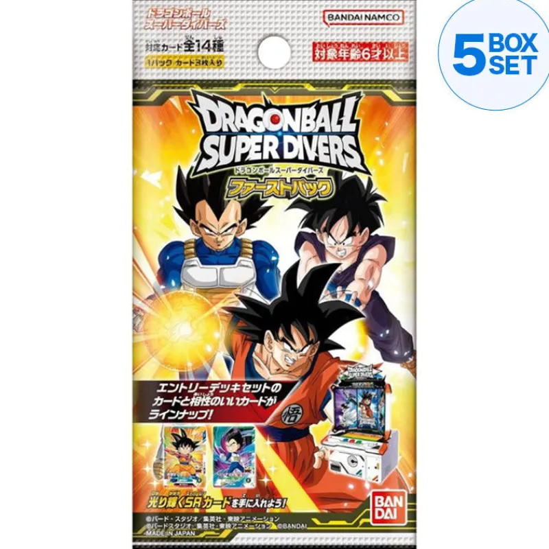 BANDAI Cards|Dragon Ball*Dragon Ball Super Divers First Pack Booster Pack Box TCG JAPAN OFFICIAL