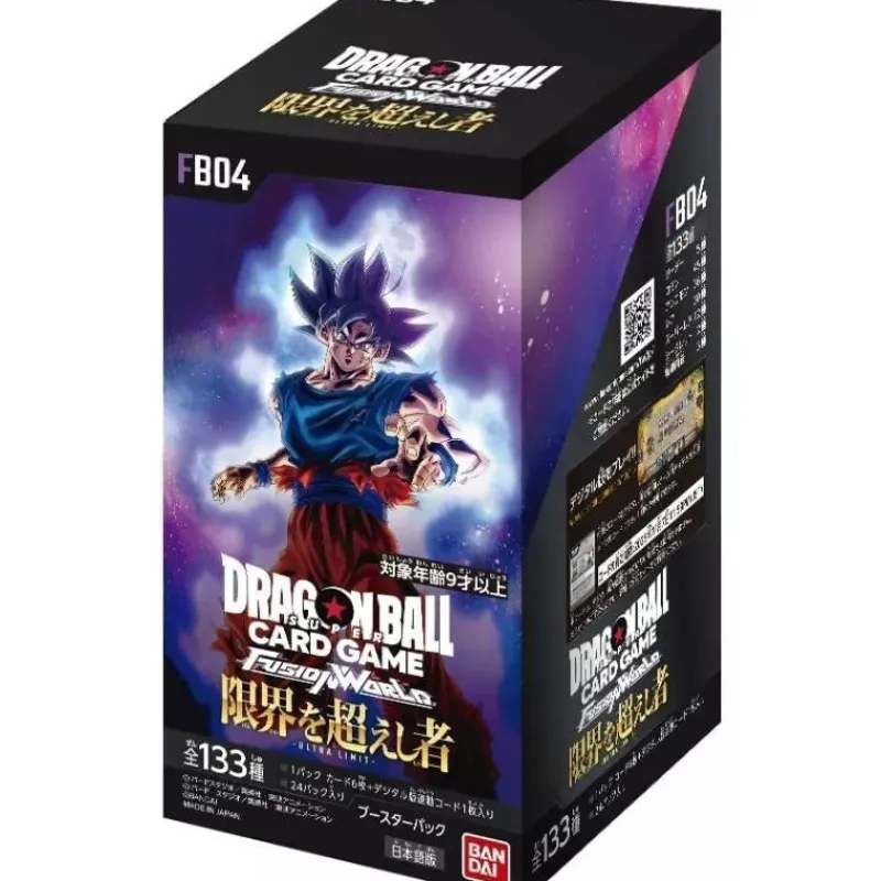 BANDAI Cards|Dragon Ball*Dragon Ball Super Card Game Beyond The Limits FB04 Booster Pack Box TCG