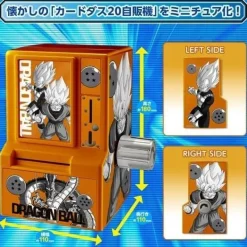 BANDAI Dragon Ball 35th Anniversary Carddas Mini Vending Machine JAPAN OFFICIAL