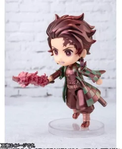 BANDAI Figuarts mini Demon Slayer Tanjiro Kamado Hinokami Kagura Action Figure
