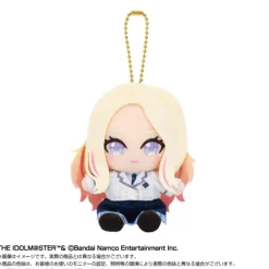 BANDAI Gakuen iDOLM@STER Chibi Sitting Sena Juo Plush Mascot JAPAN OFFICIAL