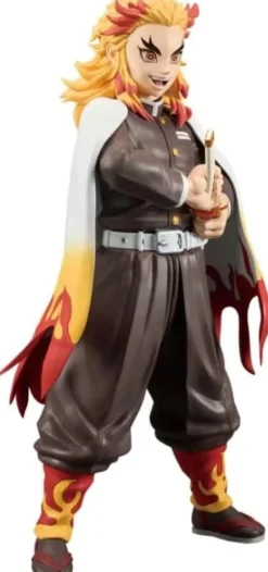 BANDAI Figure*Grandista Demon Slayer Kimetsu no Yaiba Kyojuro Rengoku Figure JAPAN