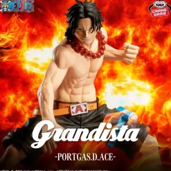 BANDAI One Piece*Grandista One Piece Portgas D Ace Figure JAPAN OFFICIAL