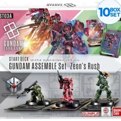 BANDAI Cards*Gundam Assemble Set Zeon's Rush Starter Deck ST03A TCG JAPAN