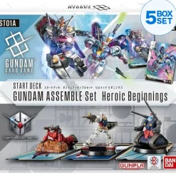 BANDAI Gundam Assemble Set Heroic Beginnings Starter Deck ST01A TCG JAPAN