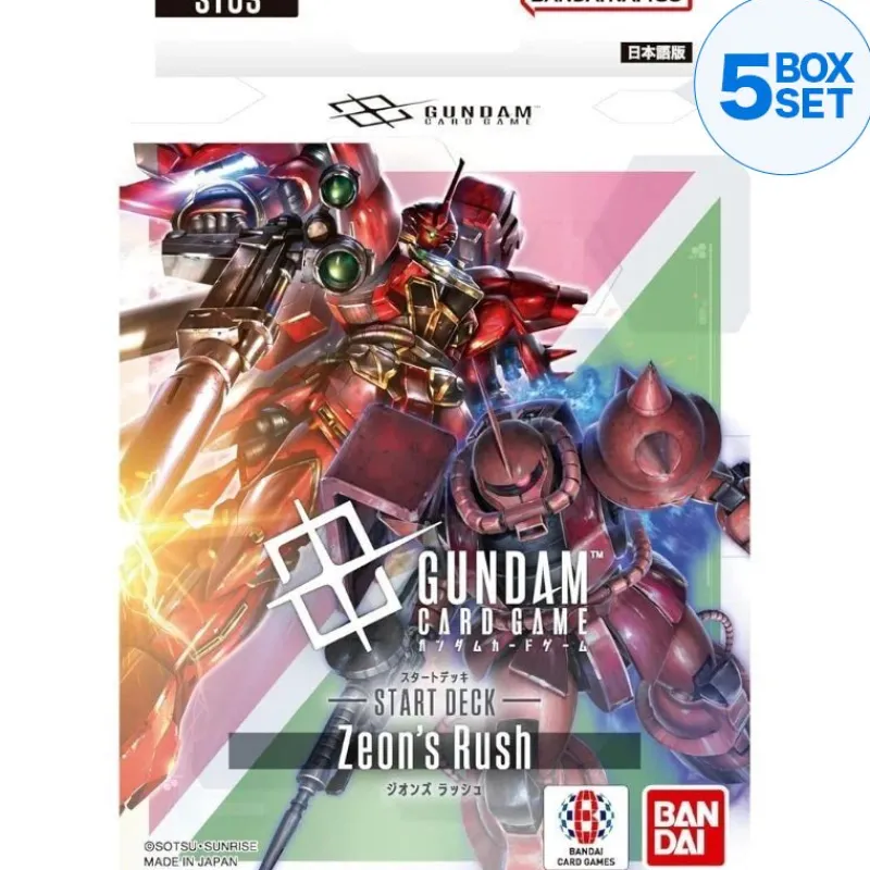 BANDAI Gundam*Gundam Card Game Zeon's Rush Starter Deck ST03 TCG JAPAN