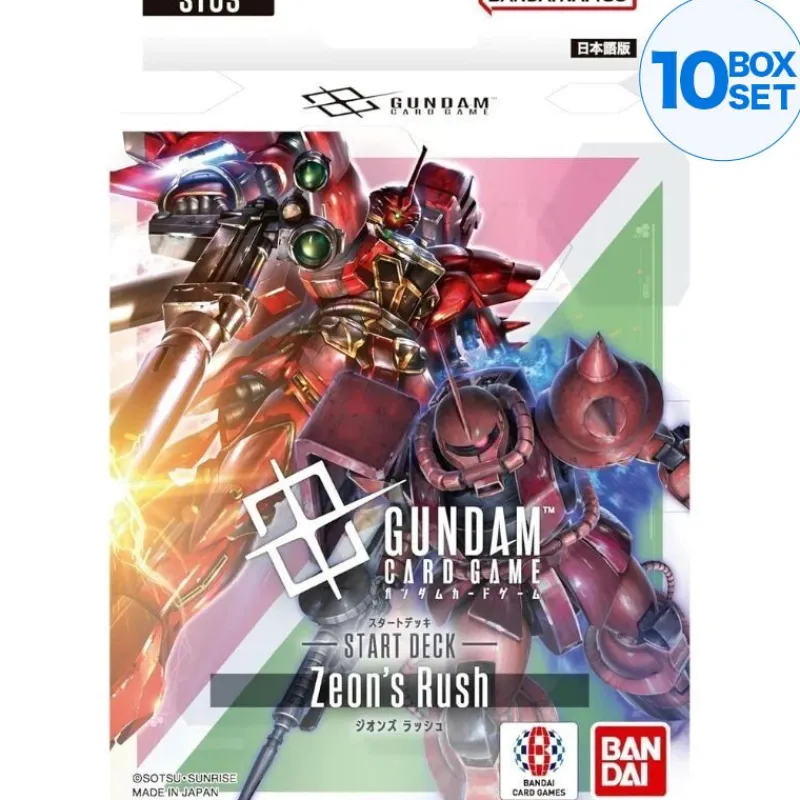 BANDAI Gundam*Gundam Card Game Zeon's Rush Starter Deck ST03 TCG JAPAN
