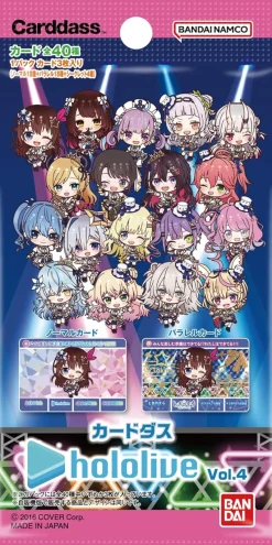BANDAI Hololive Carddass Vol.4 Booster Pack Box TCG JAPAN OFFICIAL