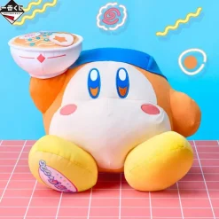 BANDAI Plush Toy*Ichiban Kuji Kirby of the Stars Pupupu Ramen Waddle Dee Plush Last One