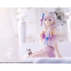 BANDAI Ichiban Kuji Re Zero Slumber Party Emilia Prize B Figure JAPAN OFFICIAL