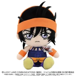 BANDAI Plush Toy|Jojo'S Bizarre Adventure*JoJo's Bizarre Adventure Narancia Ghirga & As Chibi Plush Doll JAPAN