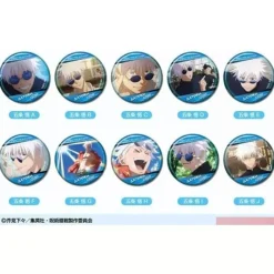 Bandai Other Toys & Hobbies*Jujutsu Kaisen Kaigyoku Gyokusetsu Tin Badge Satoru Gojo All 10 types set
