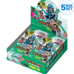 BANDAI Kamen Rider Gotchard Ride Chemy Trading Card PHASE 02 BOX TCG JAPAN