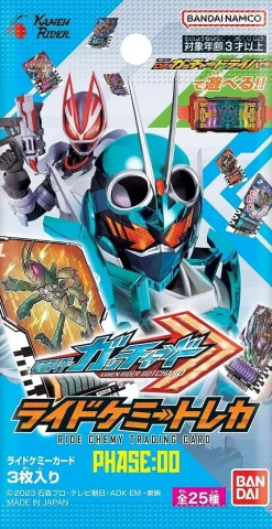 BANDAI Kamen Rider Gotchard Ride Chemy Trading Card PHASE 00 BOX TCG JAPAN