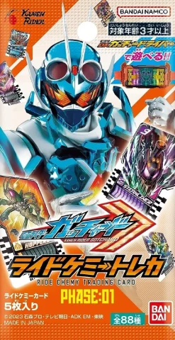BANDAI Kamen Rider Gotchard Ride Chemy Trading Card PHASE 01 BOX TCG JAPAN