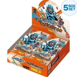 BANDAI Kamen Rider Gotchard Ride Chemy Trading Card PHASE 01 BOX TCG JAPAN