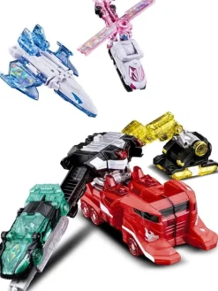 BANDAI Figure*Kiramager Robo 01 Mashin Gattai DX Kirameijin Set Action Figure JAPAN