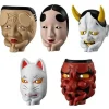 BANDAI Figure|Capsule Toy*Machibouke In the case of Noh masks Set of 5 Types Figure Capsule Toy